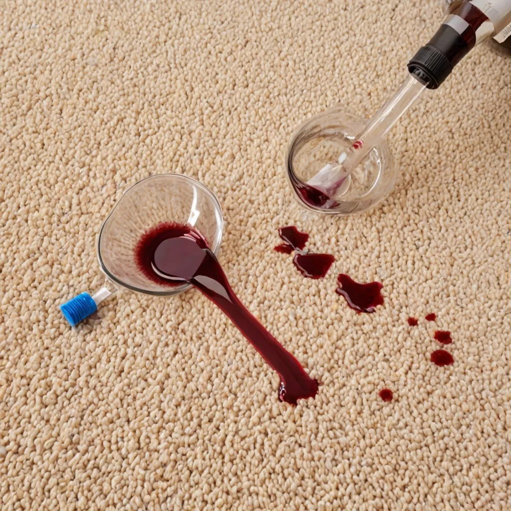 Jakie są najskuteczniejsze metody na usunięcie plam z wina z dywanu?