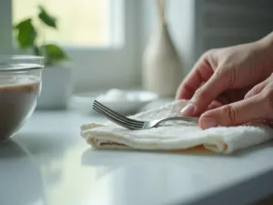 Dbanie o sztućce